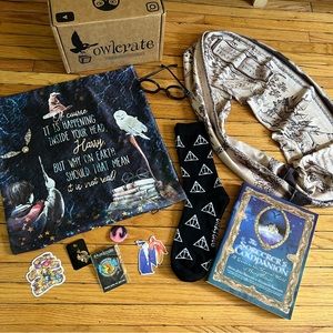 Owlcrate Harry Potter Book Bundle, JK Rowling, Limited Edition, Book Club